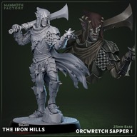 Orc Wretch Sapper 1 - Iron Hills - figurka RPG DnD D&D - druk 3D 14K
