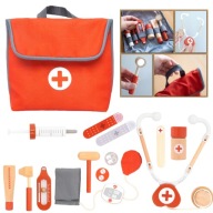 ZESTAW MALY LEKARZ EDUKACYJNY MALEGO DOKTORA ZABAWKI DOKTOR DLA DZIECI XXL