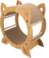 DRAPAK DLA KOTA legowisko do drapania domek TEKTUROWY budka KARTONOWY