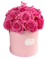 Flower box bukiet zapachowych kwiatów mydlanych w pudełku 20szt róż prezent