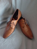 Buty męskie 14/48 JACAMO Brąz carmel cieniowane skóra eleganckie
