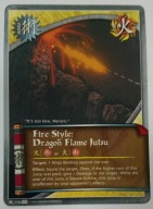 Karta Naruto CCG Jutsu Fire Style: Dragon Flame Jutsu - J-778