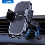 Uchwyt Samochodowy TOPK na Telefon 360° Obrotowy Mocny Stabilny Wytrzymały