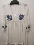 COLLECTION sukienka TUNIKA HAFTOWANA BOHO HIPPIE M\L