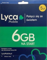 LycaMobile PL +48 Starter SIM Card PrePaid 5 PLN