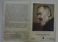 obrazek św. - ŚW. PIO z Pietrelciny - RELIKWIA