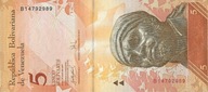 Wenezuela - 5 Bolivares - 2007 - P89a - St.1