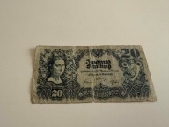 20 szylingów Austria 1945 P#116 VG