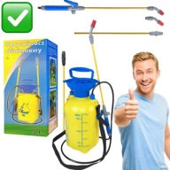 OPRYSKIWACZ RĘCZNY 5L CIŚNIENIOWY PRECYZYJNY POJEMNY WYGODNY DŁUGA LANCA
