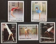 Republika Środkowej Afryki 1984 Znaczki 1013 ** sport igrzyska olimpijskie