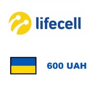 Doładowanie Ukraina 600 UAH Lifecell