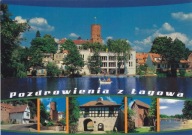 ŁAGÓW - ZAMEK - JEZIORO - POMOST - BRAMA