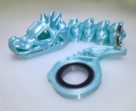 Keyrambit KeySpinner + Flexi czaszka T-Rex Rekinek ICE Lodowy HIT!
