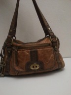 ORYGINALNA FOSSIL LONG LIVE TOREBKA SKÓRZANA SKÓRA