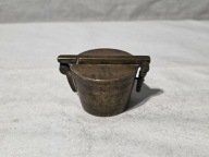 Odważnik mosiężny kubełkowy - sygnowane Austro-Węgry 1873r.