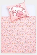 Pościel Bawełniana 100% Hello Kitty 160x200 Różowa Licencjonowana