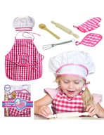 Zestaw Małego Kucharza 7 el. – Strój i Akcesoria Kuchenne WOOPIE