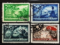 ZSRR Mi. Nr. 895-898 1944r. Wyzwolenie miast spod okupacji faszystowskiej.