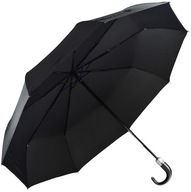 PARASOLKA MĘSKA DAMSKA PARASOL CZARNA RĄCZKA SKÓRA MĘSKI UNISEX LASKA