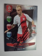 Karta panini autograf Polska Kamil Grosicki PZPN