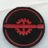 Naszywka gumowa marynarka wojenna