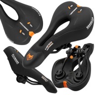 WYGODNE SIODEŁKO ROWEROWE SIODŁO SPORTOWE MIĘKKIE SZEROKIE EXTRA WENTYLACJA