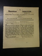 DZIENNIK URZĘDOWY,POZNAŃ,nr 43 z 22 X 1844r.