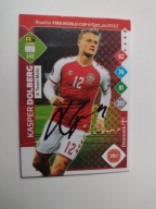 Karta panini autograf Dania Kasper Dolberg Road to Qatar 2022