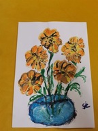 Rysunek Kwiaty Gramy dla WOŚP