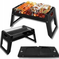 GRILL RUSZT PRZENOŚNY SKŁADANY TURYSTYCZNY OGRODOWY WALIZKA Z UCHWYTEM