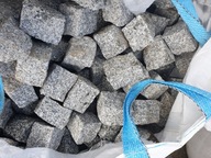 Kostka Granitowa 15x17 szara łupana