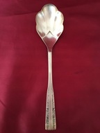 Łyżeczka do cukiernicy Warmet fason muszelka wzór wschodni Vintage PRL