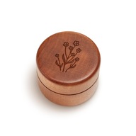 Drewniana szkatułka z kwiatami – Cosmos (Bajcowane)