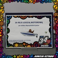 Voucher dla 5 osób na trzygodzinny rejs łodzią motorową 059