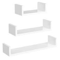 Półka płyta MDF Songmics 60 x 15 cm biały