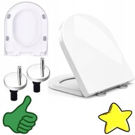 DESKA WC WOLNOOPADAJĄCA WYPINANA DUROPLAST CERSANIT KOŁO ROCA MOCNA