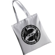 Torba z Nadrukiem | Hugin i Munin Kruki Odyna | Mitologia Nordycka