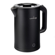 Czajnik Elektryczny 2200W 1,7L Czarny Stalowy Mocny Cichy