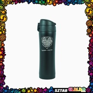 L060 Kubek termiczny czerwony z pokrywką czarny. 34 finał sztab WOŚP Elbląg