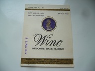 PRL STARA ETYKIETA Z KOLEKCJI WINO OWOCOWE PRODRYN KATOWICE/RACIBÓRZ