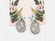 Native Bloom kolczyki ZEGARY vintage retro NB118