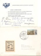 POCZTA LOTNICZA -koperta -obieg 1977 rok -stempel nalepka LUPOSTA'77