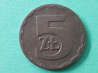 5 złoty 1975 r. - PRL miedź miedziane