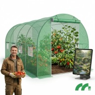 Tunel Foliowy 250x400x200 Szklarnia Ogrodowa Wytrzymała + EBOOK GRATIS