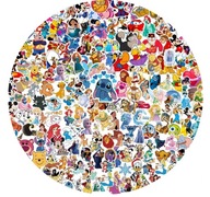Naklejki 50 sztuk - Disney Cartoon mieszane naklejki Anna Mickey
