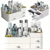 ORGANIZER NA KOSMETYKI ŁAZIENKOWY SZKATUŁKA XXL SZUFLADY DUŻY PĘDZLE BIURKO