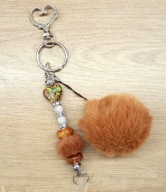 Brelok do kluczy Serce zawieszka pompon 6423 Oliwia Kurowska, Kuba Kurowski