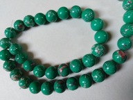 H6- JASPIS CESARSKI TURKUSOWY - kula - 6mm - 15sztuk