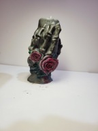 SZKIELET DŁOŃ Z WOSKU SOJOWEGO OZDOBA DO DOMU