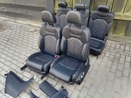 Siedzenia fotele komplet tapicerki skóra AUDI SQ7 Q7 4M S-line 5-osób